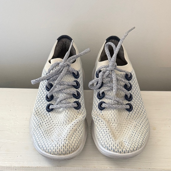 allbirds Shoes - Allbirds White and Blue Athletic Shoes